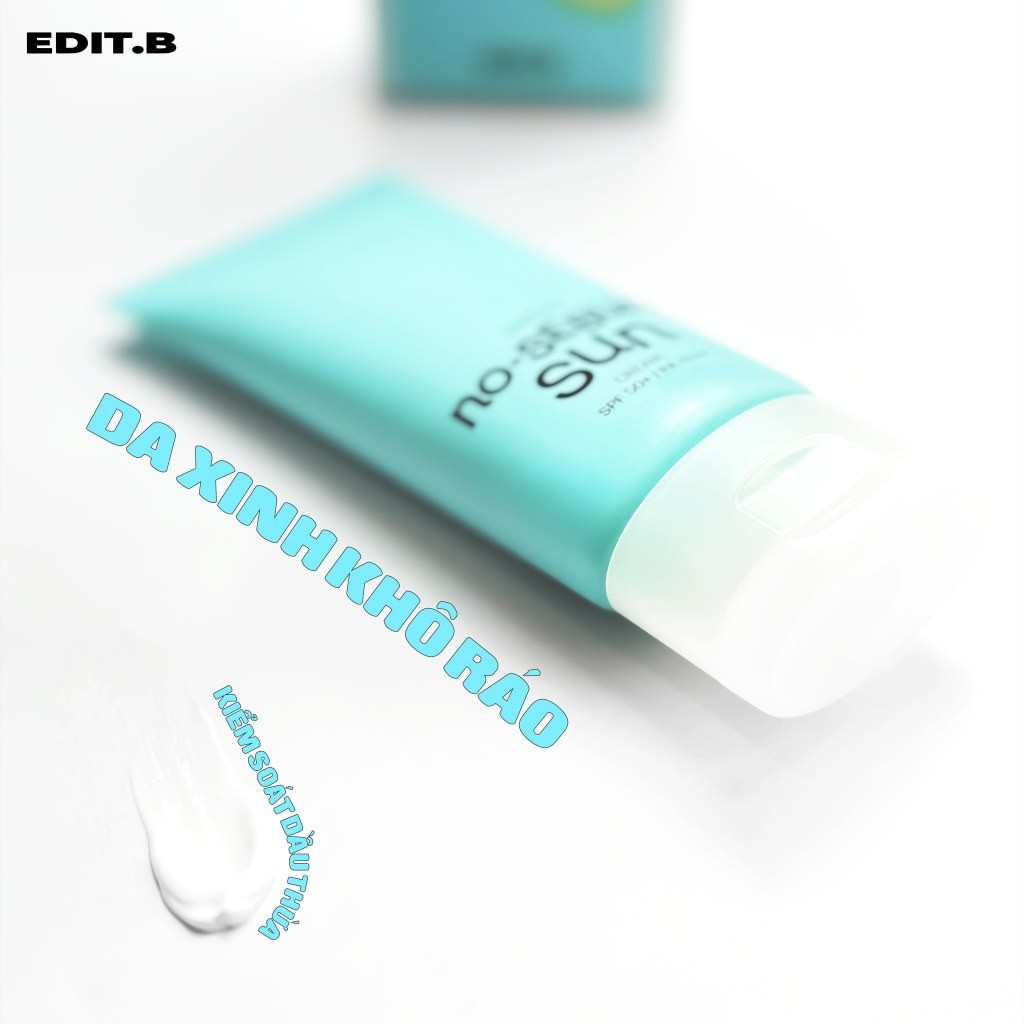 Kem Chống Nắng EDIT.B No-Sebum SPF50+ PA++++ Kiềm Dầu 50ml