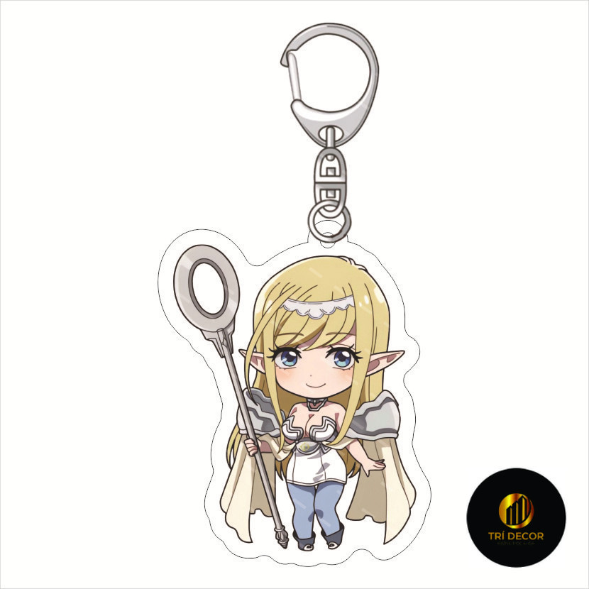 Móc Khoá, Mô Hình Standee Anime Isekai shikkaku Annette Trang Trí Bàn Học, Làm Việc