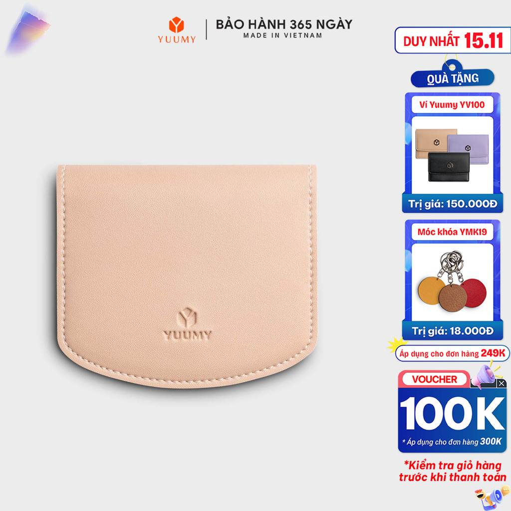 Ví da nữ phối dây đeo chéo dáng cong thời thượng Yuumy Seasand YV109