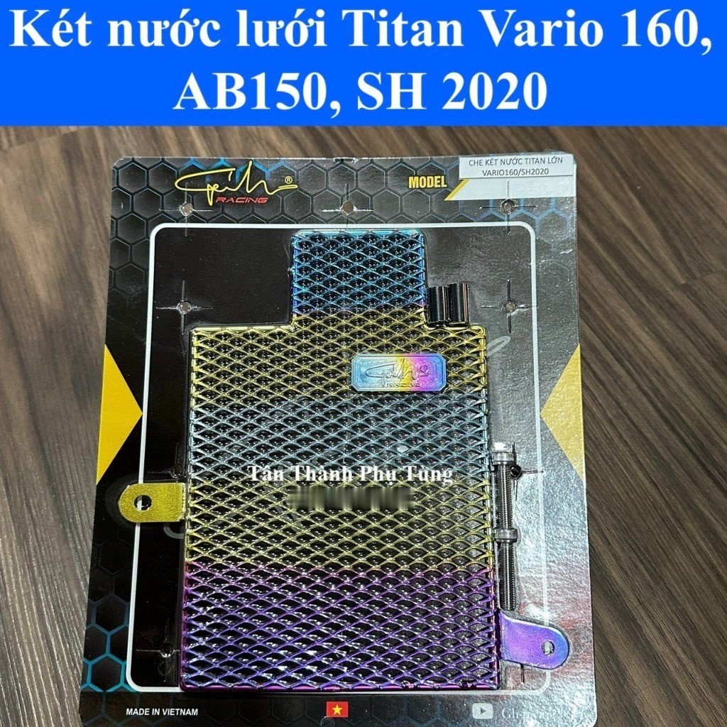 Két nước lưới titan kiểu lớn SH 2020, Vario 160, AB 160 GH Racing - 7 màu