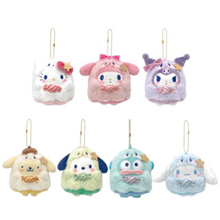 Sanrio Ghost Series Đồ Chơi Sang Trọng Kuromi Hello Kitty Cinnamoroll Giai Điệu Dễ Thương Móc Khóa Đồ Chơi Nhồi Bông Quà Tặng Sinh Nhật