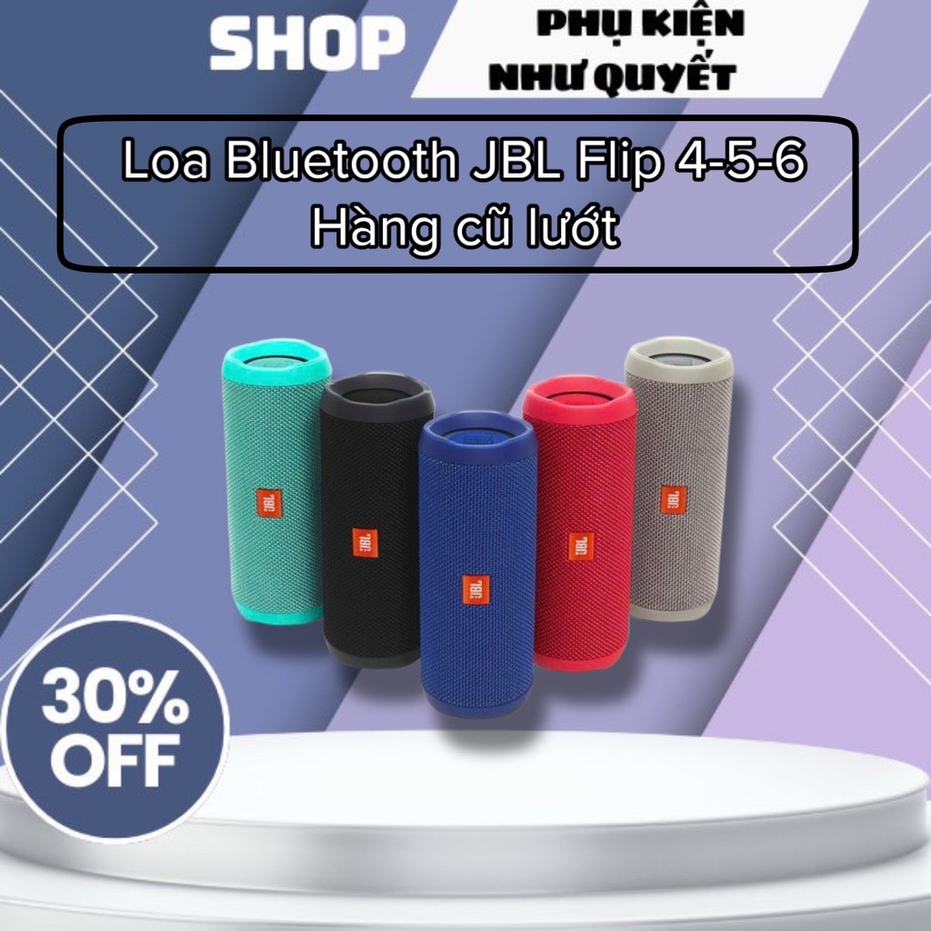 Loa Bluetooth cầm tay JBL FLIP  2 3 4 - 5 -6  grip  link 20 Hàng cũ không vỏ hộp