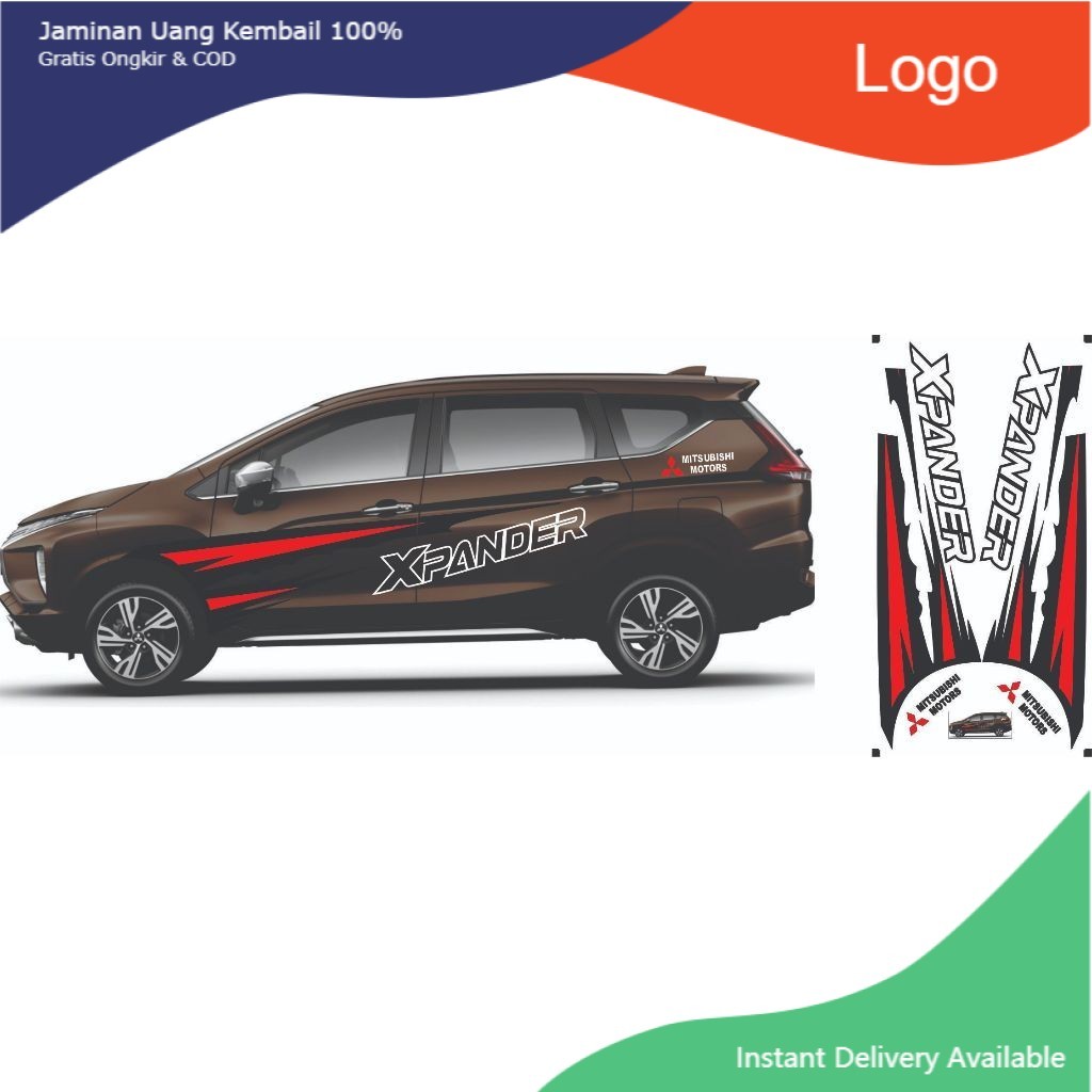 [ HOT ] Tem dán sườn xe Xpander ms07 bộ đủ 2 bên VIP