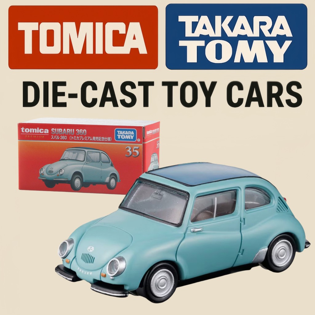 Mô hình xe hơi diecast màu xanh lá cây TOMICA Subaru WRX STI - đồ chơi thu nhỏ chính hãng cho người 