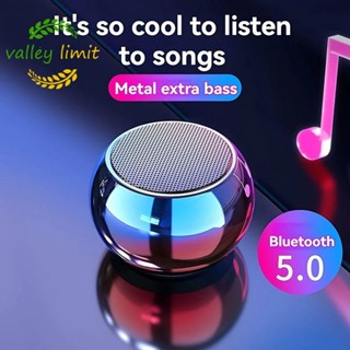 Loa Bluetooth Mini VALLEY LIMIT với loa siêu trầm âm thanh nổi chiếu sáng RGB cho điện thoại thông minh và máy tính bảng