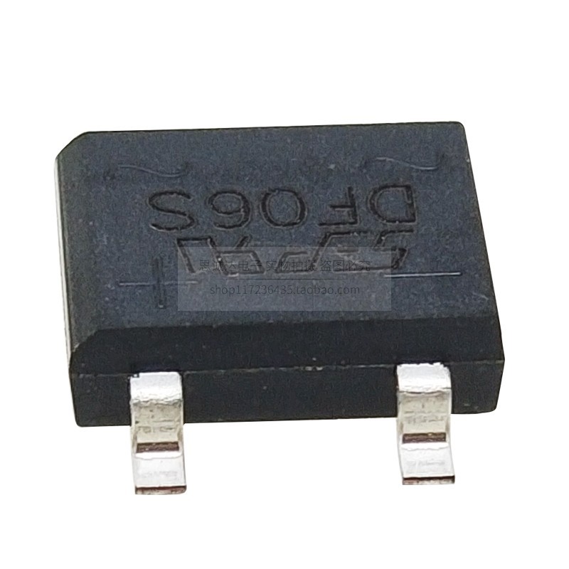 DF06S Thương Hiệu Mới Miếng Dán SOP-4 Pin Chỉnh Lưu Điện Cầu Cầu Chỉnh Lưu Chỉnh Lưu Cầu 1A / 600V T