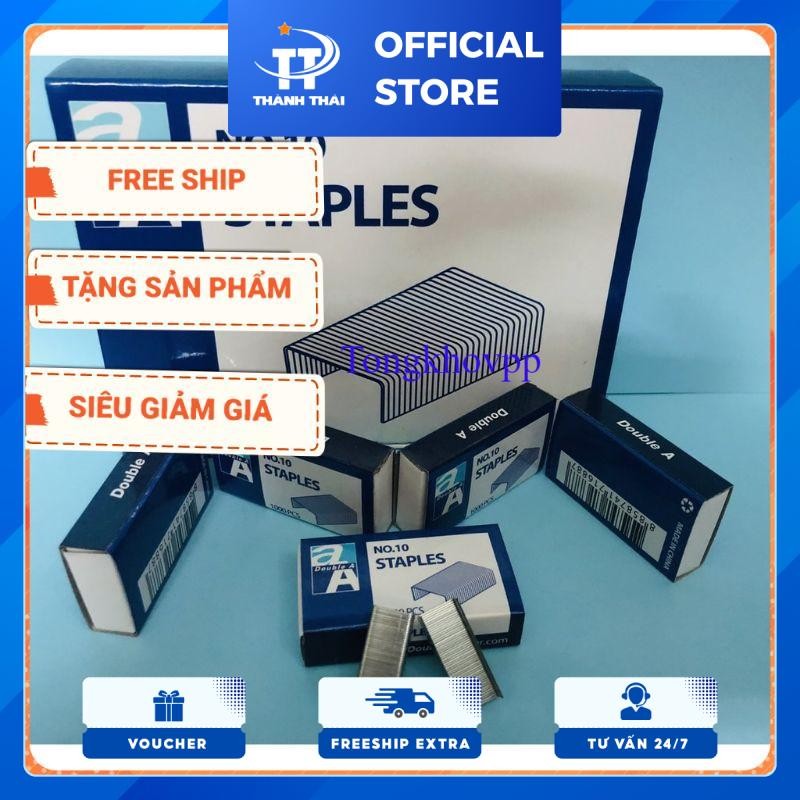 Đạn ghim số 10 Double A-Chân ghim Double A
