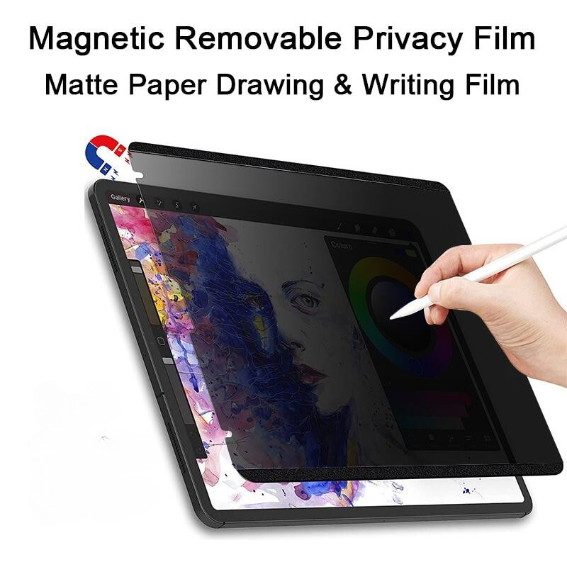 Miếng dán bảo vệ màn hình riêng tư từ tính có thể tháo rời cho Microsoft Surface Pro 11 10 9 8 X 7 6 5 4 3 Go 4 3 2 1 Phim vẽ