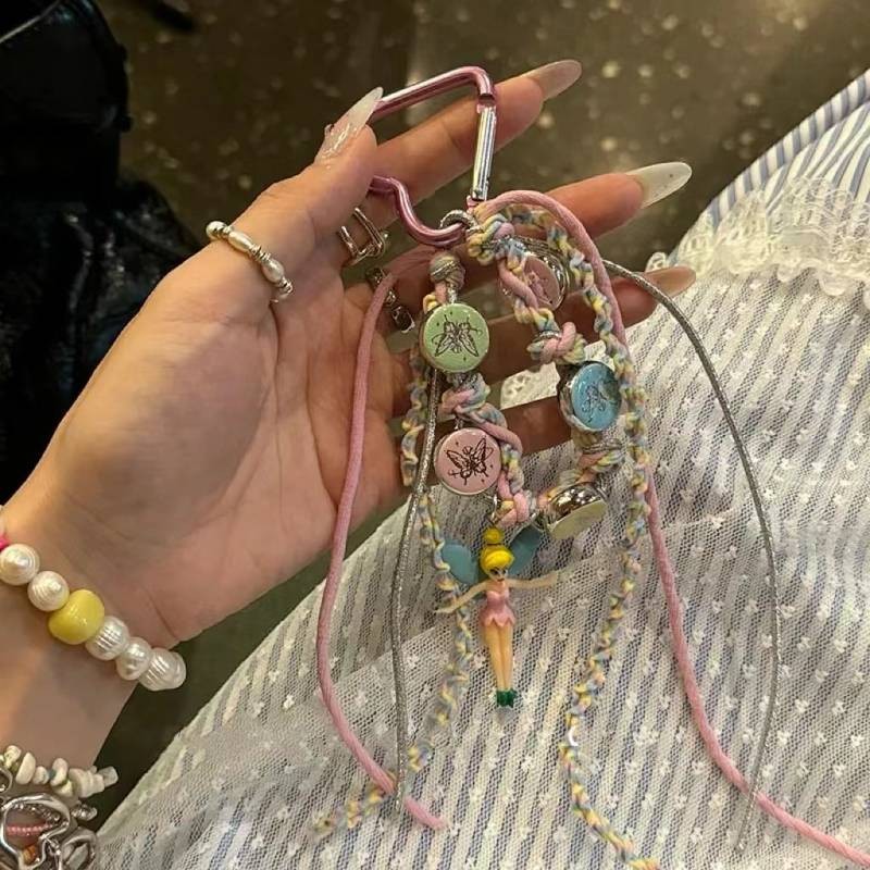 FARCENT Mobile Phone Charm Sweet Girl Cute Handbag Pendant Versatile Mobile Phone Charm Trend Origin