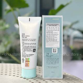 Tẩy Tế Bào Chết Dịu Nhẹ OHUI Clear Science Soft Peeling - Làm Sạch Da Chết, Dưỡng Ẩm, Tái Tạo Da
