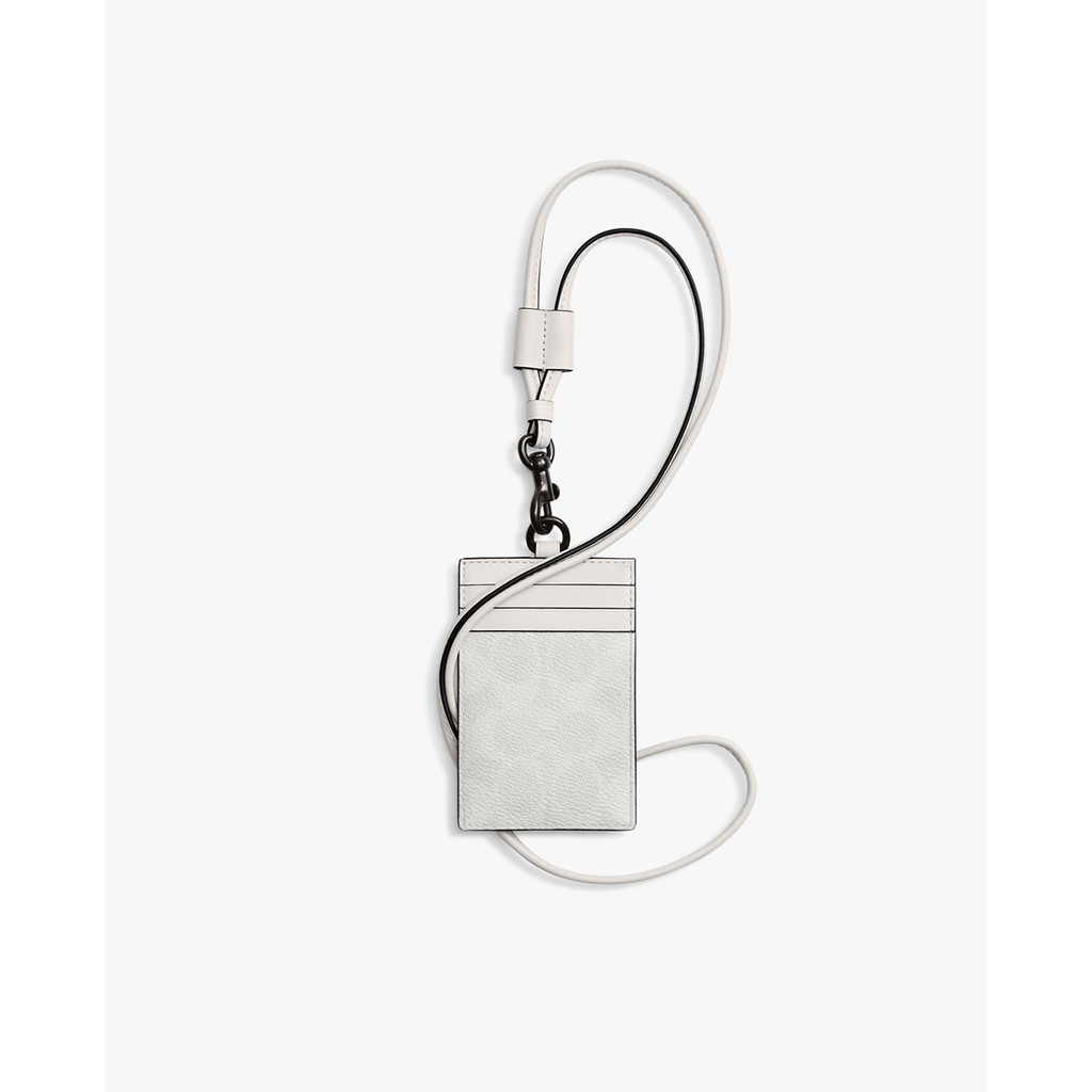 COACH - Ví đựng thẻ nam chữ nhật ID Lanyard In Signature Denim CAN39-LO4