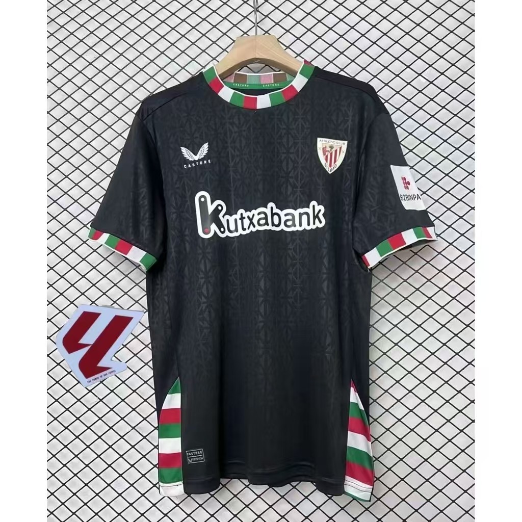 Quần vợt S-XXXXL 2425 Athletic Bilbao - Áo Bóng Đá Thứ Tư Fan Edition AAA