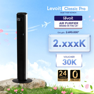 Quạt Tháp Điều Hòa Thông Minh Levoit 42 inches | Cảm biến nhiệt độ - 12 cấp gió | Bảo hành 2 năm