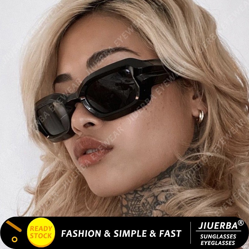 (JIUERBA) Dòng kính râm Funky Design Sense Alien Sport Style Kính râm chống tia cực tím