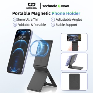 Giá đỡ điện thoại di động từ tính vô hình siêu mỏng có thể gập lại Goojodoq phù hợp vớiXiaomi Huawei