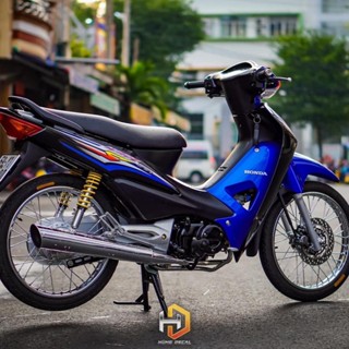  Tem rời xe wave s100 xanh đen phối đẹp mắt 2024 