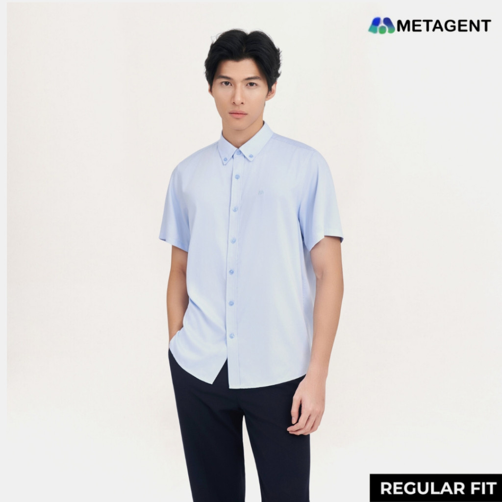 Áo sơ mi nam cổ đức chất liệu BAMBOO cao cấp Metagent MS 16E4339 | BigBuy360 - bigbuy360.vn