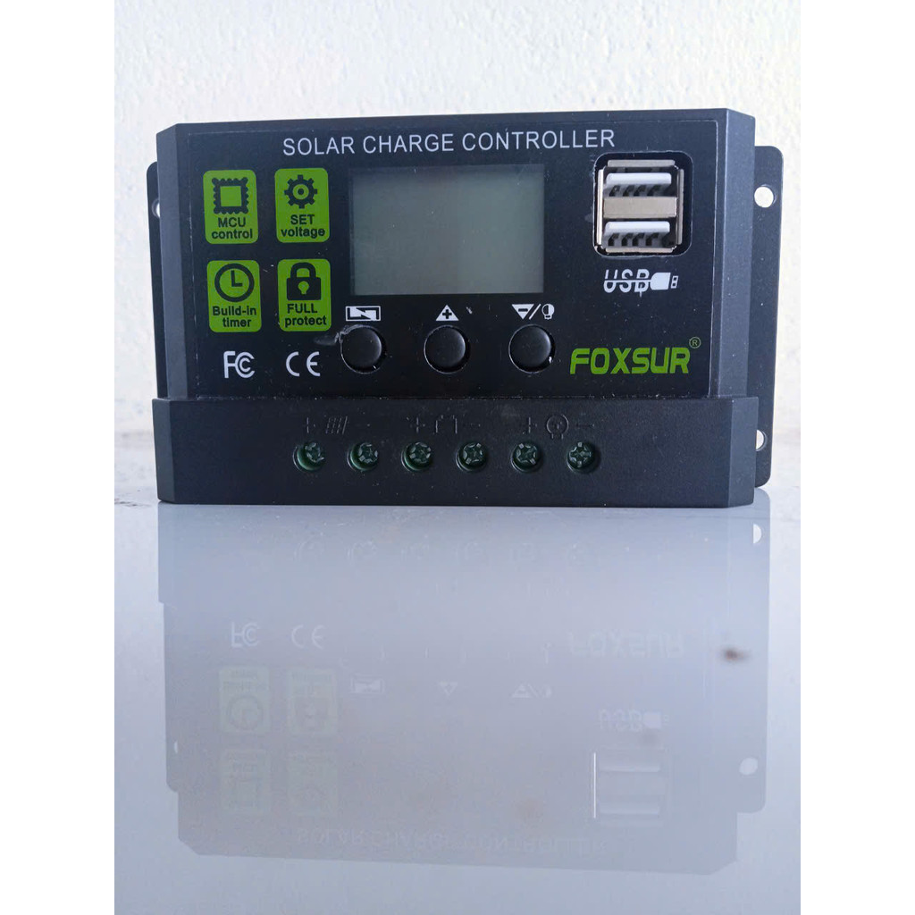 Điều khiển sạc NLMT Foxsur 30A 12V/24V Solar Charge Controller.