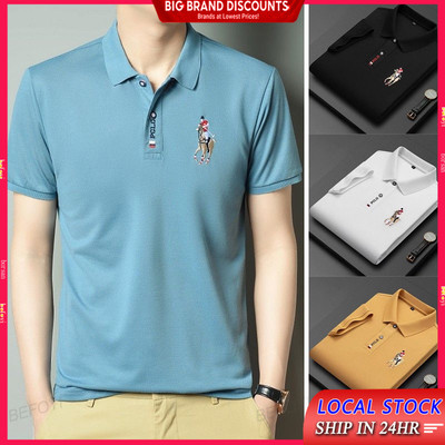 Áo polo nam BEFOYI SLC54 tay ngắn vừa vặn chắc chắn phong cách Hàn Quốc size M-3XL
