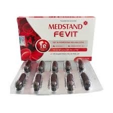 MEDSTAND FEVIT - Viên uống sắt hữu cơ, hỗ trợ bổ sung sắt cho cơ thể. (Viên)