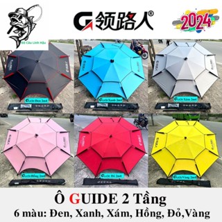 ô câu cá - ô dù che nắng che mưa cao cấp  2 Tầng - 2m0 - 2m2 - 2m4 2m6  Ô câu cá Guide AA46 nhiều màu sắc