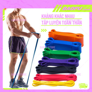 (Giá sốc)Dây kháng lực power band tập yoga, gym,tập tay, chân, toàn thân, dây thun cao su đàn hồi trợ lực kéo xà