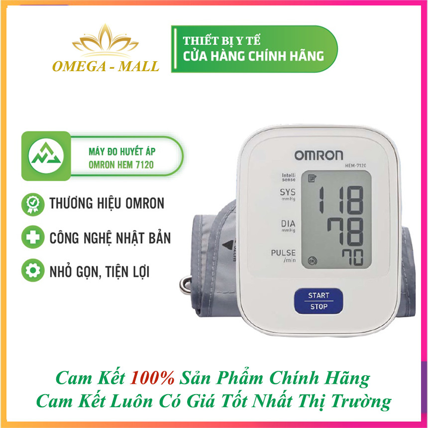 Máy đo huyết áp bắp tay tự động omron  - Máy đo huyết áp mini thông minh cao cấp đến từ thương hiệu 