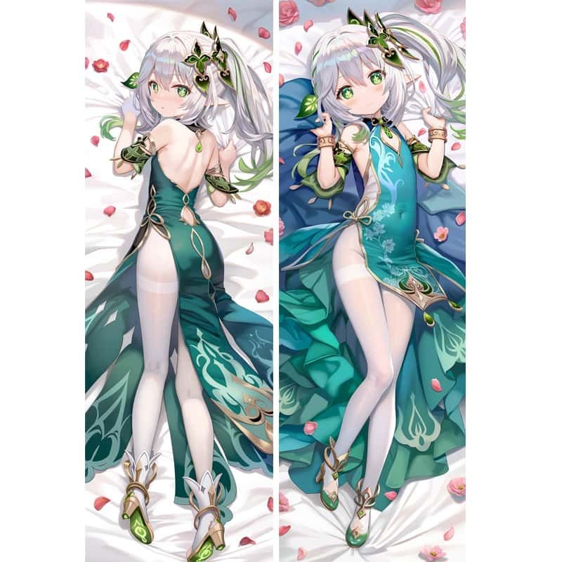 60x180cm Anime Nahida Dakimakura Cô Gái Gối Bao Manga 2WAY Da Đào Ôm Cơ Thể Vỏ Gối