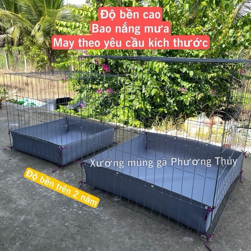 KHAY VẢI chuồng gà đựng cát Ngoài Trời thoát nước nhanh [có đóng nút chắc chắn]