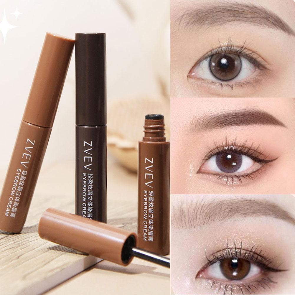 ZVEV Lông Mày Mascara Tự Nhiên 3D Nữ Hoang Dã Lông Mày Chống Thấm Nước Lâu Dài Màu Sắc Nhanh Mỹ Phẩm