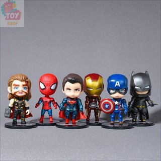 Mô Hình Nhân Vật Siêu Anh Hùng Marvel 8cm