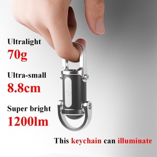Di Động Power Bank Móc Khóa Cầm Tay Điện Bỏ Túi Ống Ngoài Trời Đơn Giản Chống Thấm Nước Đa Năng Siêu Nhỏ