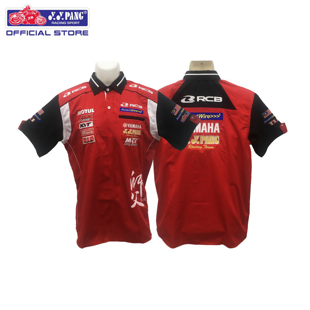 Đồng phục chính thức của đội đua Yypang (arrc 2019) Áo thun / Baju Microfiber Jersi / Jersey thăng h