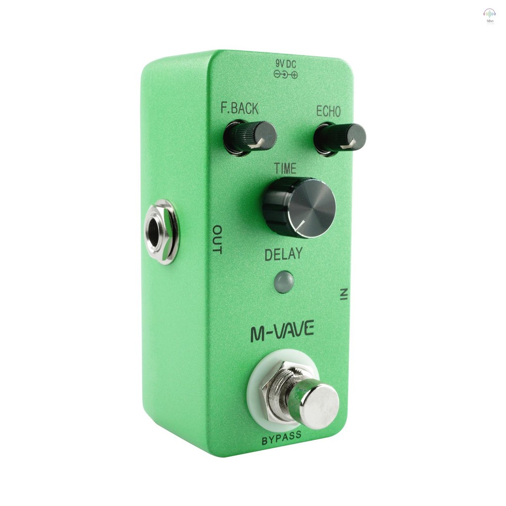 M-vave Delay Analog Classic Delay Echo Guitar Effect Pedal Vỏ hợp kim kẽm True Bypass