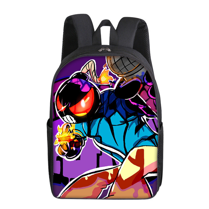Tối Thứ Sáu Funkin Trẻ Em Schoolbag Ba Lô Học Sinh Anime Ba Lô Thứ Sáu Đêm Funkin Ba Lô Thường Ngày