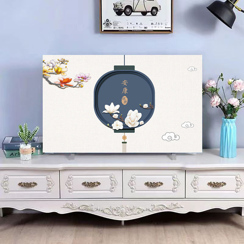 Phong cách Trung Quốc 37 inch 38 inch TV bụi che 32-inch TV Bìa bụi vải 43-inch LCD TV Bìa 55-inch