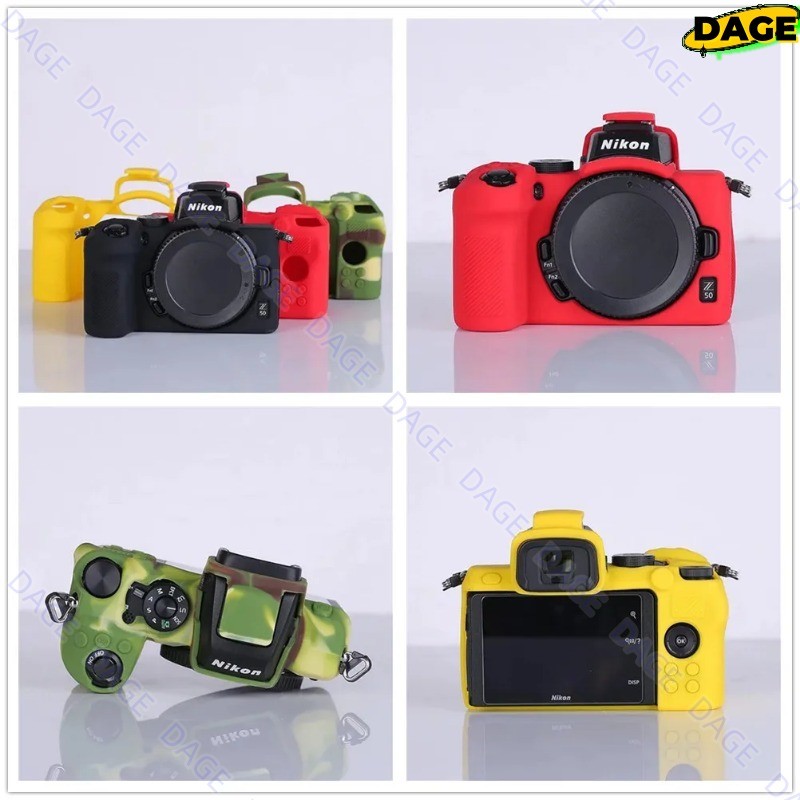 Cod Mềm Silicon Cao Su Giáp Túi Máy Ảnh Dành Cho Nikon Z50 Z6 Z7 Z6II Z7II D5500 D5600 D7000 D7100 D