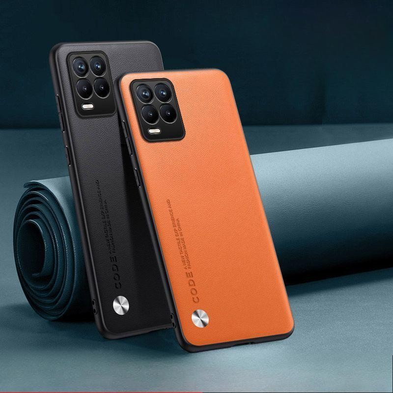 Ốp Da PU Sang Trọng Cho OPPO Realme V13 Q3 Q3i 8 5G K9X Ốp Lưng Silicon Mờ Bảo Vệ Điện Thoại