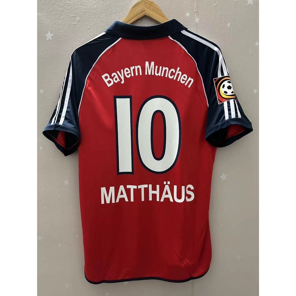 Nam 2000-01 Bayern Munich Retro Jersey – Áo thun cổ điển tùy chỉnh Matthäus & Effenberg (Chất lượng 