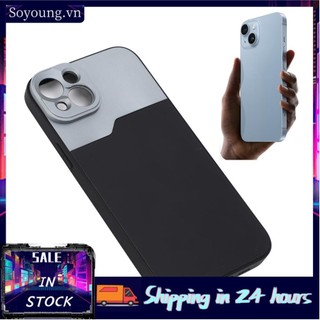 Soyoung Vỏ bảo vệ vỏ điện thoại với giao diện ren 17mm và vỏ bảo vệ bằng nhôm cho 14 Plus chống sốc