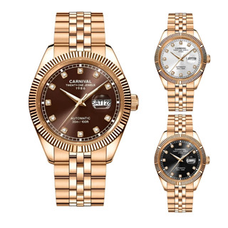 [Đủ màu] Đồng Hồ Cơ Nam Carnival Datejust 8131G Chính Hãng