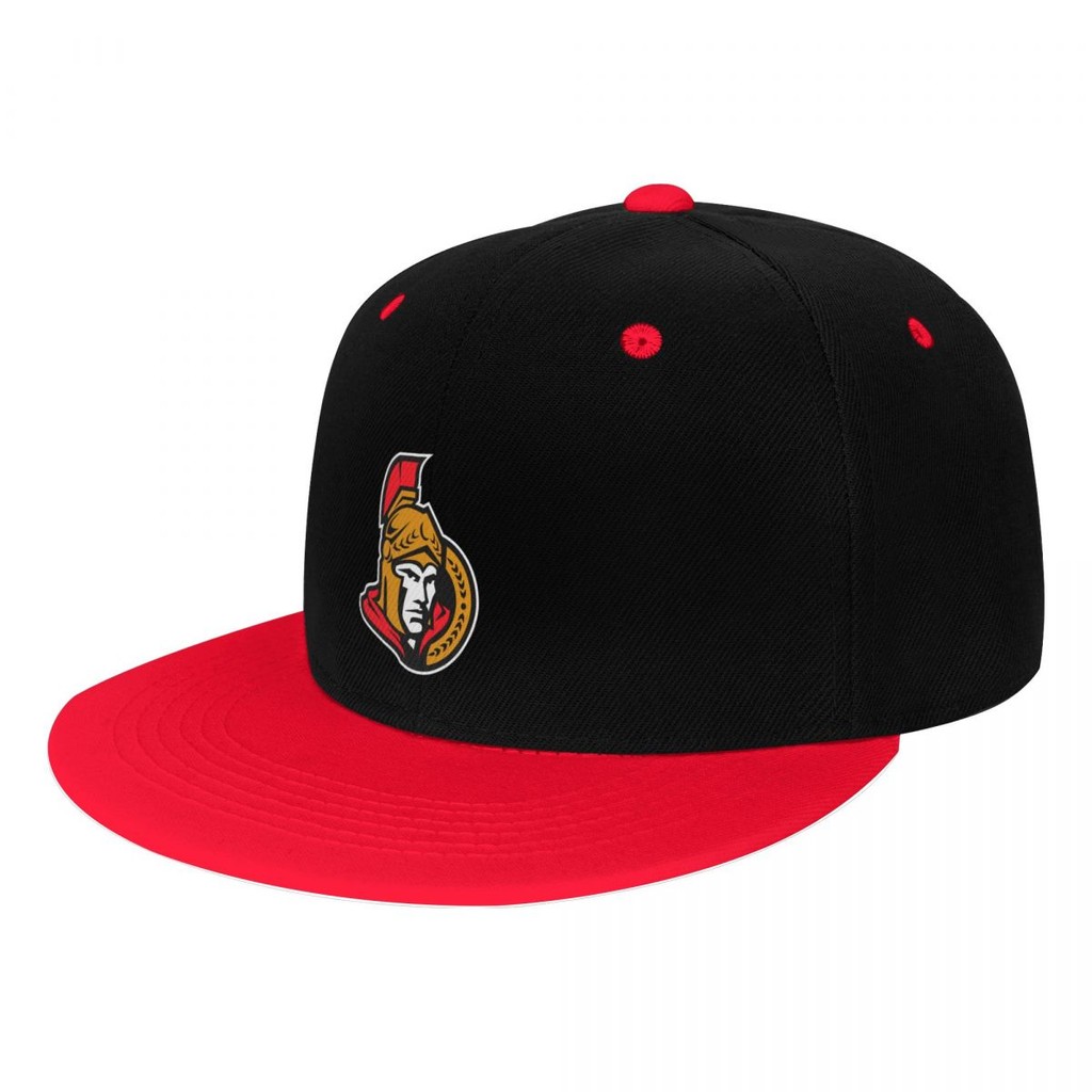 Mũ bóng chày Ottawa Senators logo NHL thời trang cho người lớn, màu sắc tương phản, phù hợp với phon