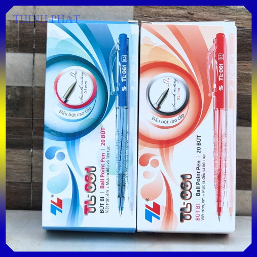Bút bi TL ngòi 0.5mm TL-061 hộp 20 cây [VPP Quang Linh] (vpp Quang Linh)