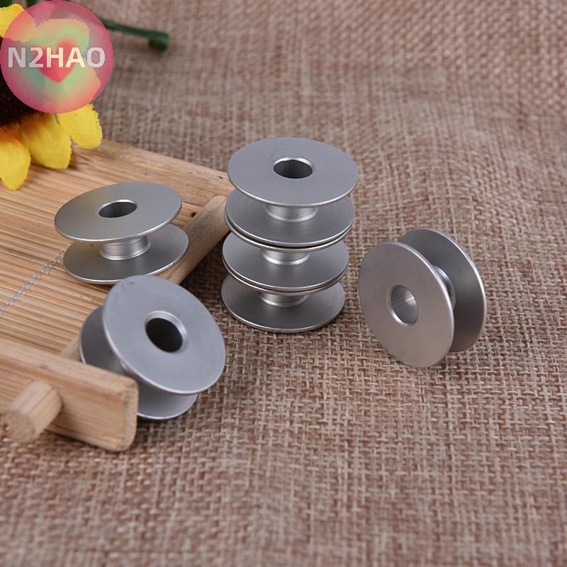 N2hao 10 Chiếc Bobbin Lockstitch Nhôm Cuộn Công Nghiệp N N N N N