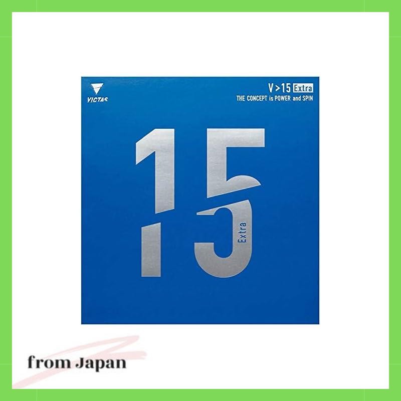 VICTAS Table Tennis Back Soft Rubber V15 Extra 020461 Black 2 Sizes