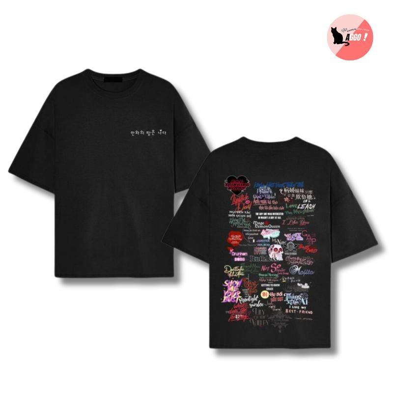 Áo thun GL manhwa tên truyện mẫu đẹp chất cotton nam nữ đủ size