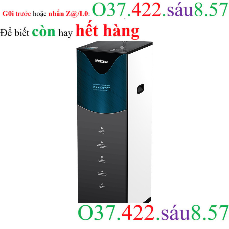 Máy Lọc Nước ION KIỀM TƯƠI MAKANO DN104, DN204, DN304 (KHÔNG TỪ TRƯỜNG) a