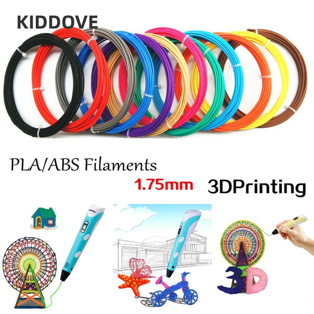 KIDDOVE Mực bút vẽ 3D 1.75mm chiều dài 10m/5m