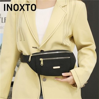 INOXTO Fanny Túi, Ví Chống Thấm Nước Túi Thắt Lưng, Thời Trang Chuyển Động Nhiều Màu Thường Ngày Ngực Túi Xách Nam Nữ