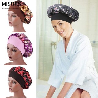Missips Mũ Ngủ Đêm Phụ Nữ Chăm Sóc Tóc Xoăn Springy Tóc Bonnet Rụng Tóc Bao